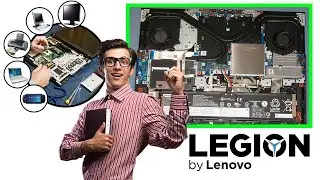 🔴 Разборка LENOVO Legion 5 -  Как снять крышку? / Замена SSD / ЗАМЕНА DDR4 / How to Upgrade Laptop