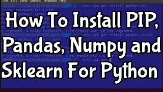 How to install pip, numpy and pandas in ubuntu linux || Doctech