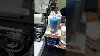 Москва. Лужники. Установил заказчику epson l18050 dtf+