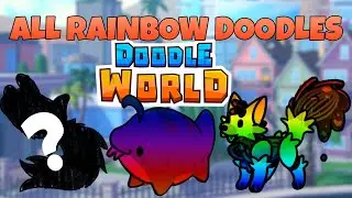 [MINI EVENT UPDATE] ALL RAINBOW DOODLES IN DOODLE WORLD - ROBLOX