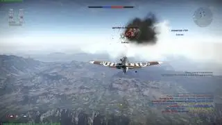 War Thunder: Bf 109 G-2/Trop chews up B-25J