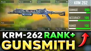 KRM-262 Best GUNSMITH in COD Mobile SEASON 3 | KRM-262 Best Attachments for RANK Match!