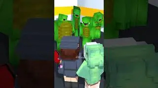 HELP Police JJ Sister Searches🫡 - MAIZEN Minecraft Animation 