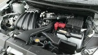 Removing the intake manifold Nissan Note HR15 DE 