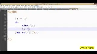 16   Do while loop in PHP