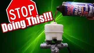 Why You Shouldn't Be Adding Brake Fluid