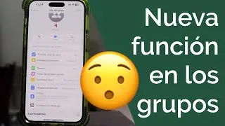NUEVA FUNCIÓN EN LOS GRUPOS DE WHATSAPP