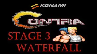 Walkthrough Contra [Stage 3: Waterfall]