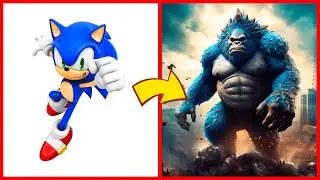 SONIC the Hedgehog ALL CHARACTERS as KING KONG (PART 3) 2024