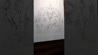 how to draw lord Kubera 