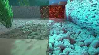 These Minecraft shaders look amazing underwater ( bsl vs Complementary )