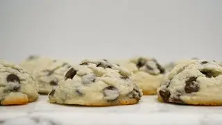 Easy chocolate chip shortbread | Four ingredient cookie recipe!