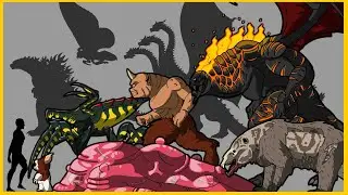 MOVIE MONSTERS | Animated Size Comparison