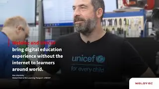 UNICEF's Global Chief of the Learning Passport visits Welotec