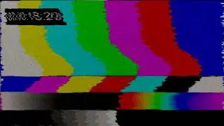 TV Color Bars w/ Static and Timecode in HD