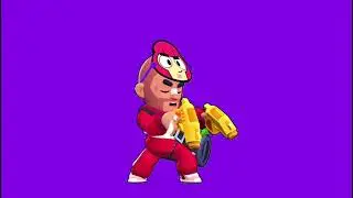 HANDSOME COLT WINNING + LOSING POSE GREEN SCREEN BRAWL STARS