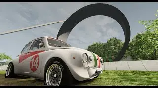 Cars vs Vertical Loop BeamNG Drive