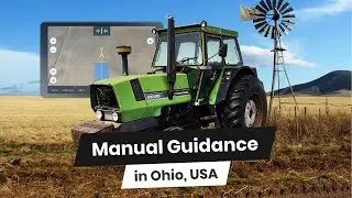 FieldBee Manual Guidance (L2 receiver) in action // precision tractor upgrade