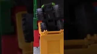Stuck in Fun: Watch as Our Playful Garbage Truck Gets Stuck In A Refuse Can! 🚚🔄 #shorts