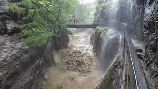 Canyoning Starzlachklamm Hochwasser - 12.6.2018