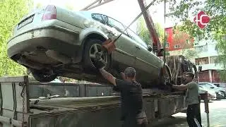 Дворы - не место для автохлама