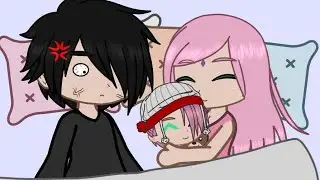 Dormir com a mamãe 🌸|| Meme Família Uchiha 🍅💞