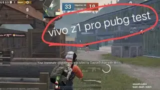 Vivo z1 pro PUBG test!🔥 GYRO+4 FINGER CLAW.
