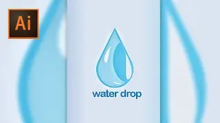 How to draw water drop| Adobe Illustrator Tutorial