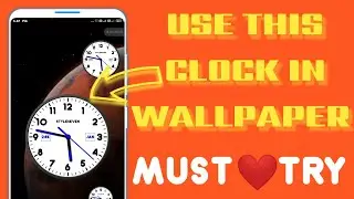 Analoge clock in widget live wallpaper By mtbangla