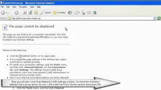 Clear IE Proxy Settings