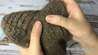 Как связать мужские носки