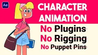 Easy Way to Animate Character in After Effects | Character Rigging