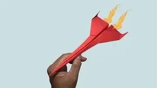Paper Jet 2.0: Modern Fighter Jet Origami #papercrafts #paper #diy #funwithpaper