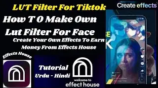 How To Make LUT Filter || Tiktok Effects House Tutorial in  Hindi -Urdu