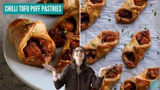 🌶️ You've Never Had Tofu Puff Pastries like This! | CHILLI GARLIC TOFU PUFF PASTRY