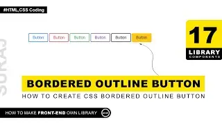 Library-17 | Create Bordered Outline in CSS | Front-End Library Using HTML CSS And JS @uiuxpro