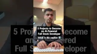 5 projects to become full stack developer. 