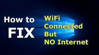 How to fix WiFi connected but NO Internet