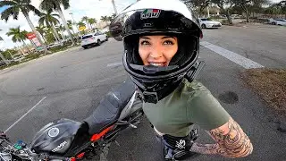BIKERGIRL WILL MIT MIR FAHREN