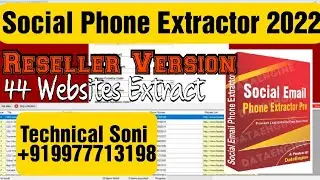 Social Phone Extractor 2022 Reseller Version|| Extract Data From Facebook ||🚀 Whatsapp +917222950821