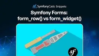 Symfony Forms: form_row() vs form_widget()