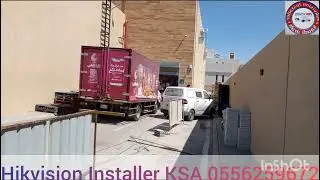 Hikvision 8 megapixel 4K Camera installation with 2 meters bracket
