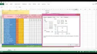 how to create Student Attendance List in MS Excel with COUNTIF