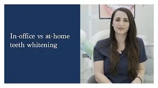 In office vs at home teeth whitening