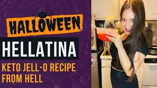 I make HELLatina! (Jell-O from Hell)🧠🎃