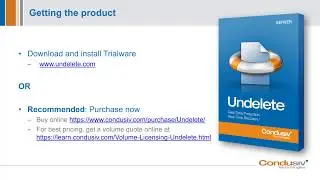 File protection software for Windows with Condusiv's Undelete