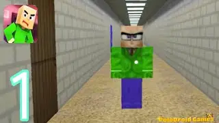 Baldi's Crafting Basic Mod Gameplay Walkthrough Part 1 (Android/IOS)