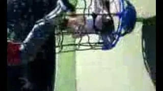 kid gets swung around and falls over