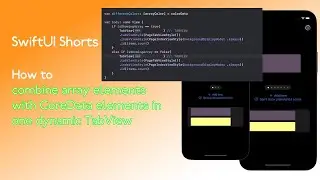 Xcode 13: How to combine CoreData items with array items in one dynamic TabView - SwiftUI