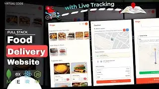 Build Food Delivery Website with Realtime Map Live Tracking 🔥 | MERN Stack (Google Auth + Razorpay)